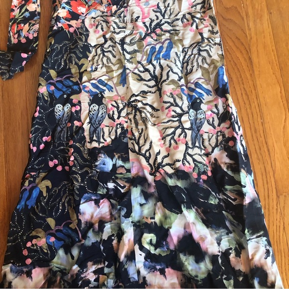 H&M Exquisite dress, birds, exotic, print, 4 unique dress Special Collection - Picture 1 of 10